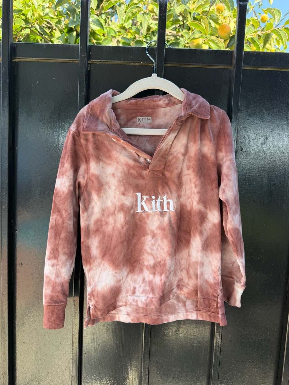 Kith Kids Tie Dye Polo Sweatshirt Size 4/5